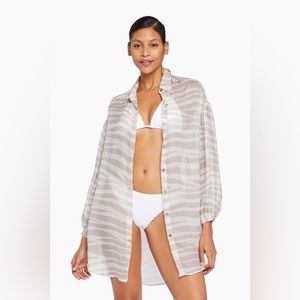 Vitamin A Sarita Shirt Dress - Zahara Breeze x-small